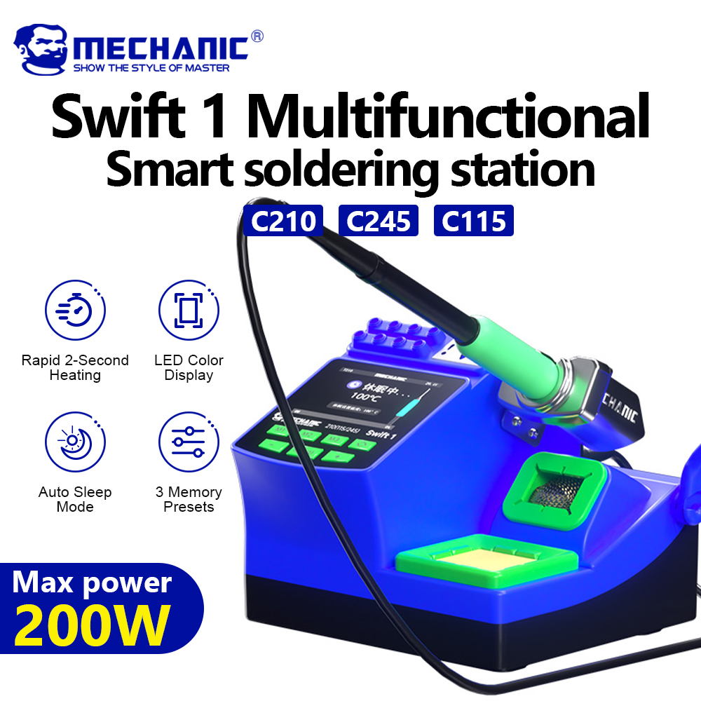 C210 Precision Soldering Station - Stasiun Solder Digital MECHANIC Swift 1
