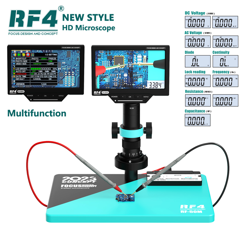 Simul-Focal Industrial Microscope 4K Hdmi - Kamera Mikroskop Video Digital Industri USB