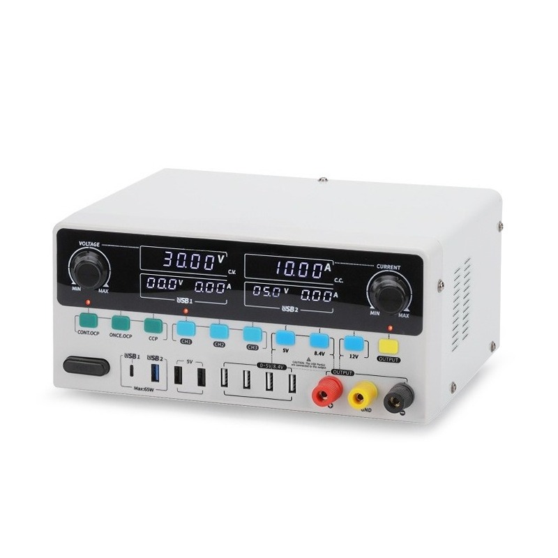 High Precision Dc Power Supply 30V 10A - Catu Daya DC Linear Presisi Tinggi