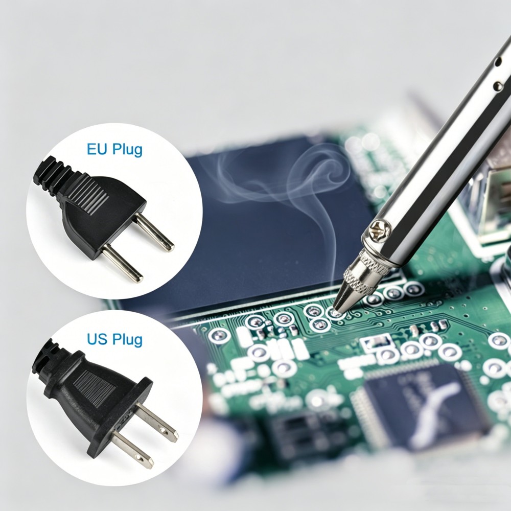 Desoldering Pump Electric Vacuum Station - AC 220V Mesin Penyedot Timah Listrik