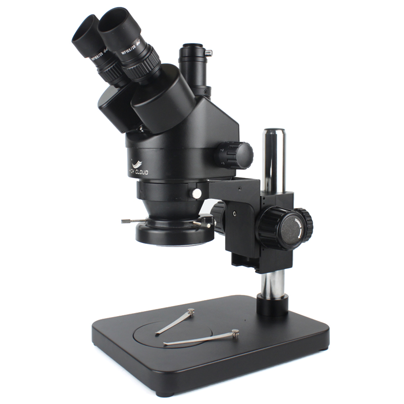 Trinocular Stereo Microscope 7X-45X - Lab Perbaikan Penyolderan PCB Ponsel Mikroskop