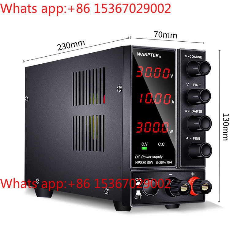 High Precision Dc Power Supply 30V 10A - Catu Daya DC NPS3010W Dapat Diatur