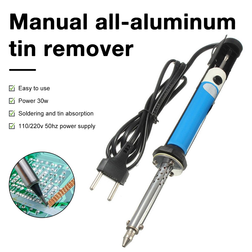 Desoldering Pump Electric Vacuum Station - AC 220V mesin pematrian listrik pena