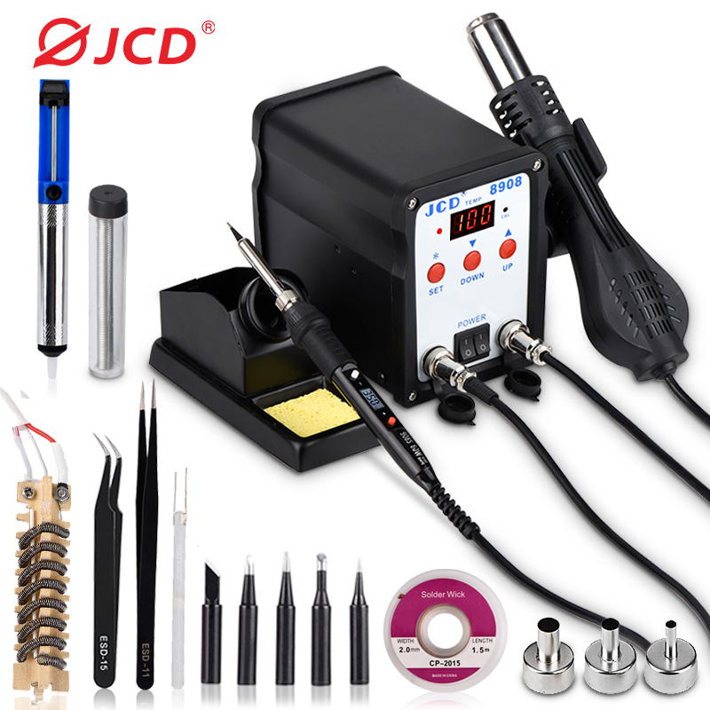 2 In 1 Soldering Rework Station 750W - JCD mesin solder 2 IN 1,