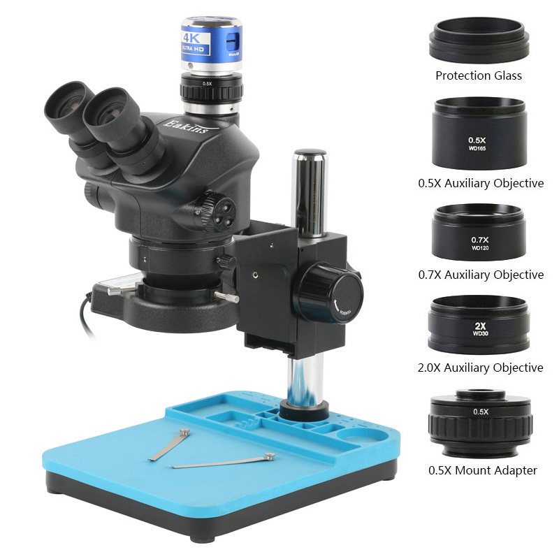 Simul-Focal Industrial Microscope 4K Hdmi - Kamera Video HDMI USB VGA C,