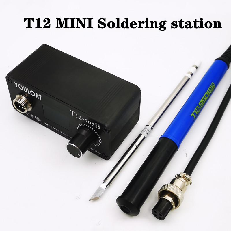 T12 Soldering Station Oled - Solder T12-705B MINI, stasiun Solder OLED