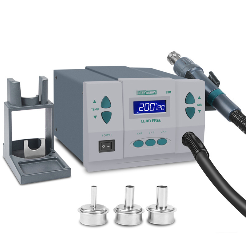 Hot Air Rework Station 861Dw - 1000W220/110V 861DW HeatGun Bebas Timah Stasiun