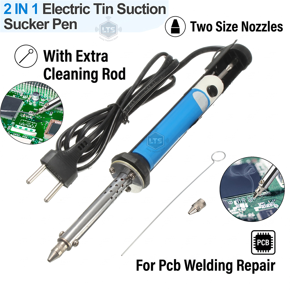 Desoldering Pump Electric Vacuum Station - Pena Penghisap Timah Listrik US 110V