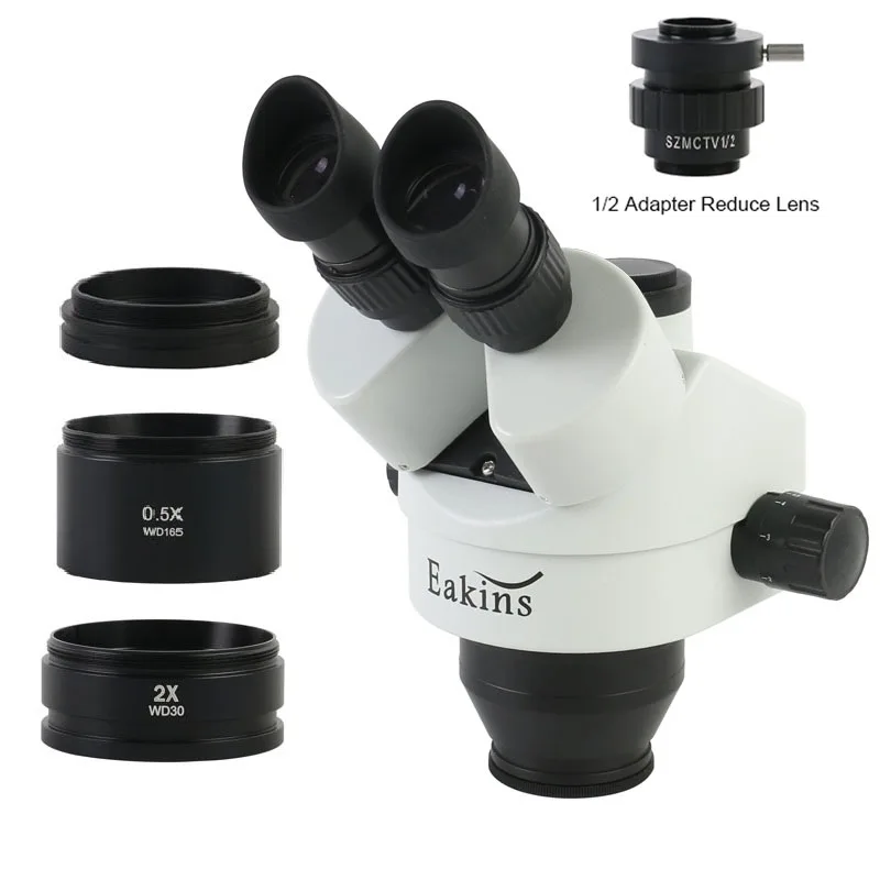 Trinocular Stereo Microscope 7X-45X - 7X 90X Mikroskop Stereo Trinokuler WF10X/22Mm