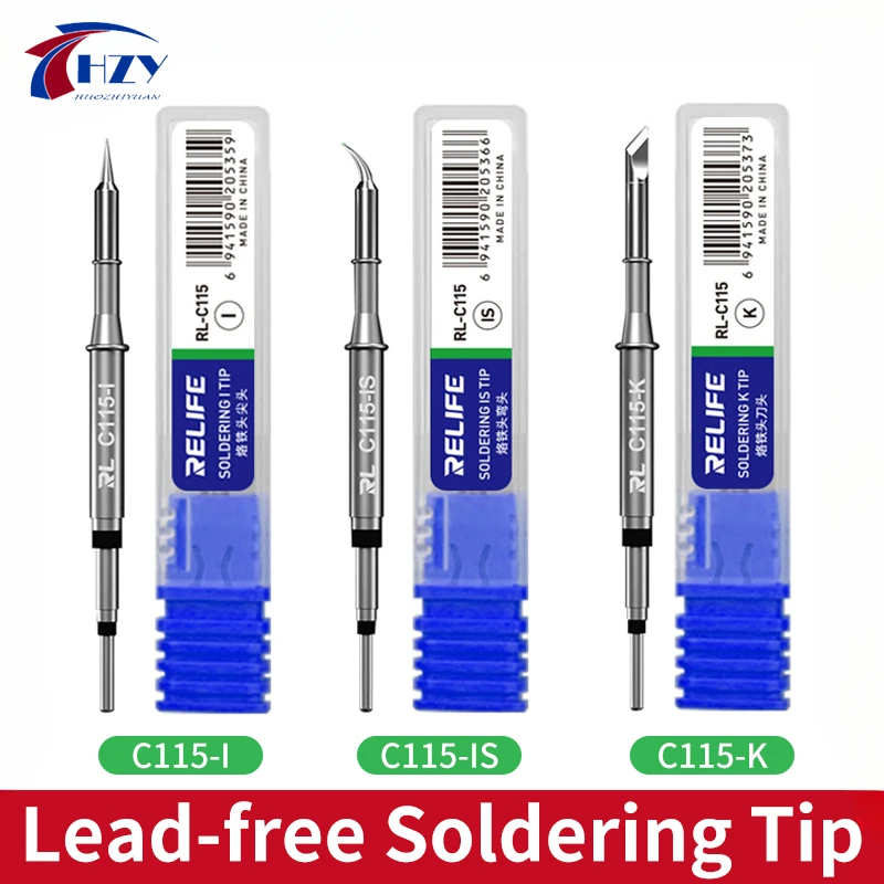 C115 Nano Soldering Iron Station - RELIFE C115-K/I/IS gagang besi solder Universal