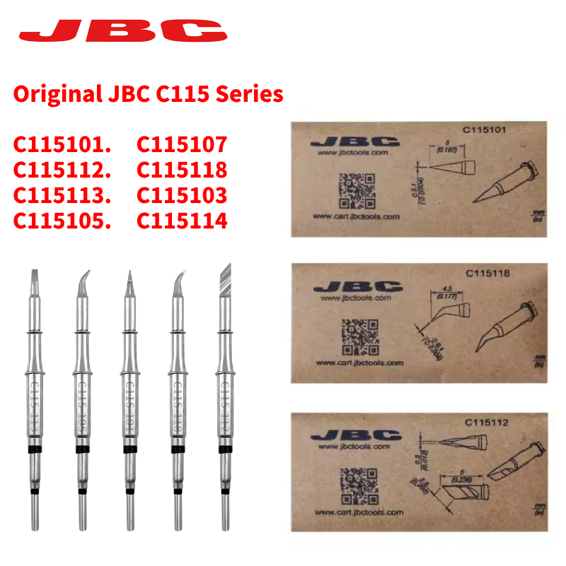 C115 Nano Soldering Iron Station - Alat Presisi Rework Ujung Solder JBC