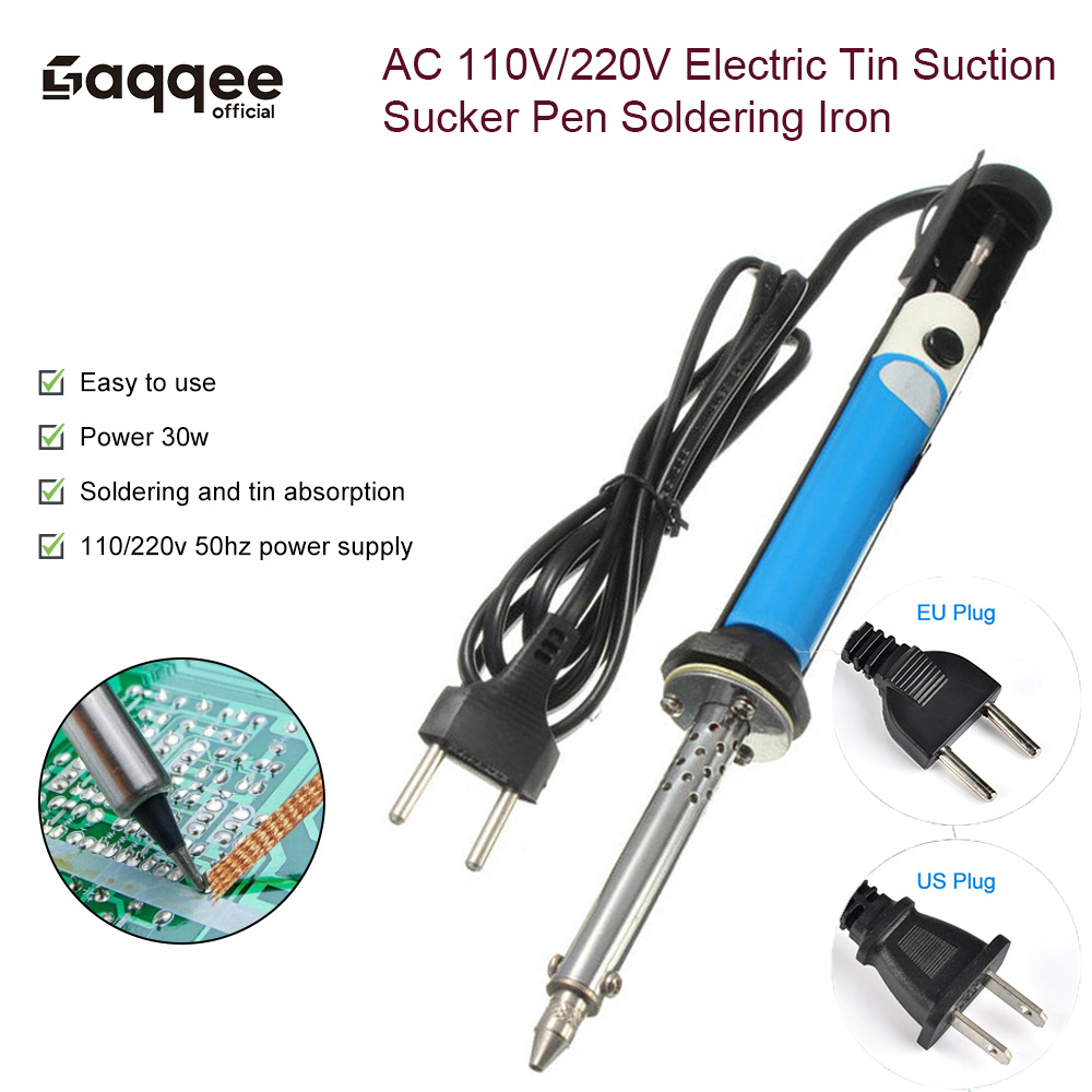 Desoldering Pump Electric Vacuum Station - Alat Penyedot Timah Listrik AC US