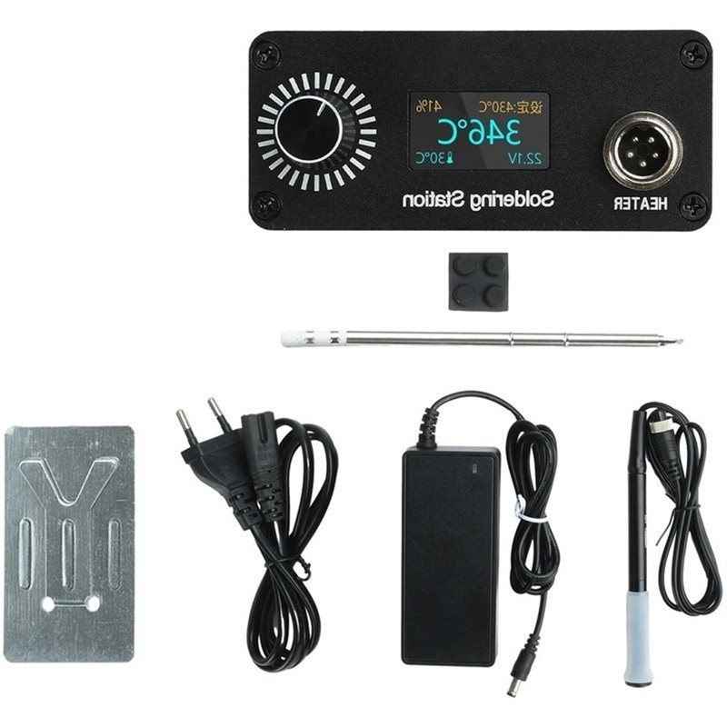 T12 Soldering Station Oled - B03C-T12 Stasiun Penyolderan Digital Portabel Mini