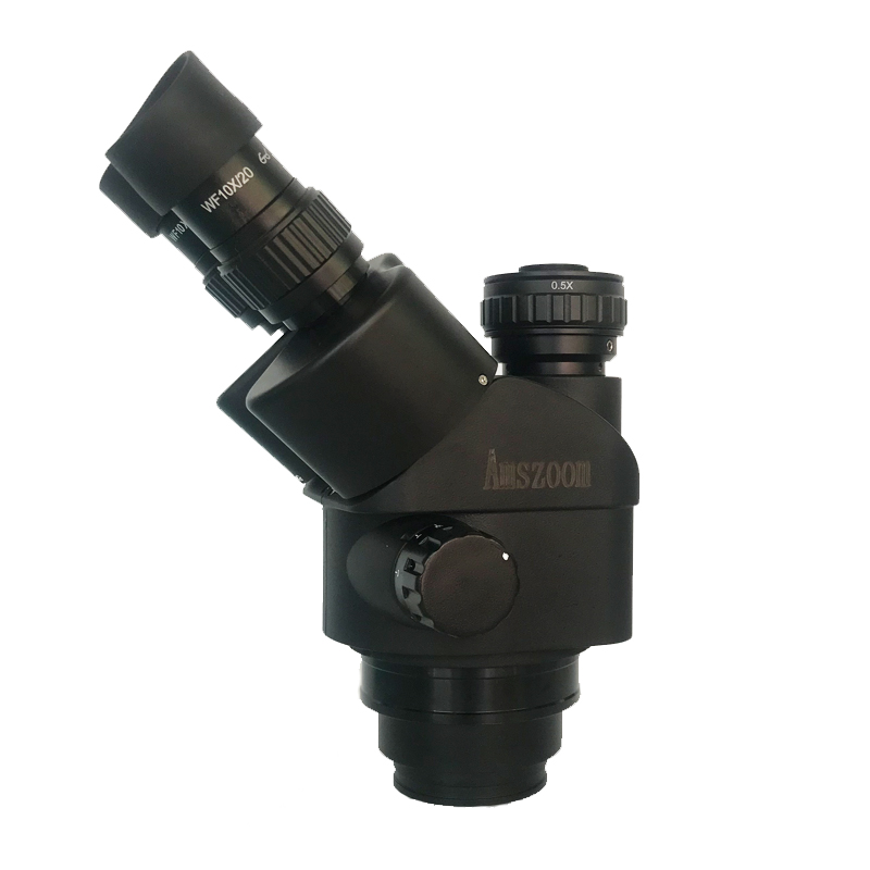 Kepala Mikroskop Trinokuler Pl - Trinocular Stereo Microscope 7X-45X ulasan dan harga
