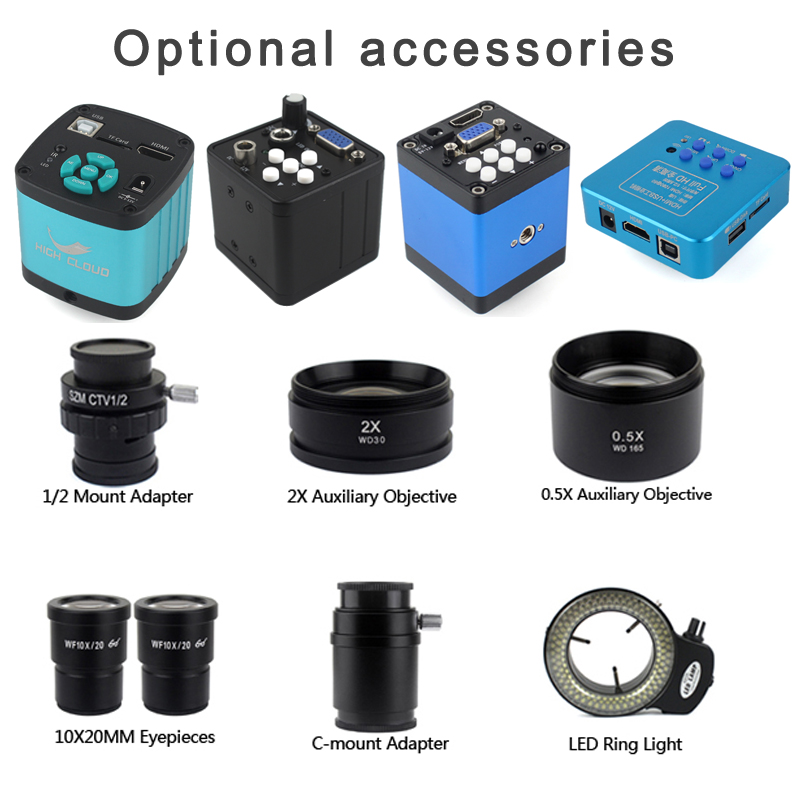 Set Kamera HDMI 4K 48MP 3,5X 9 - Simul-Focal Industrial Microscope 4K Hdmi ulasan dan harga