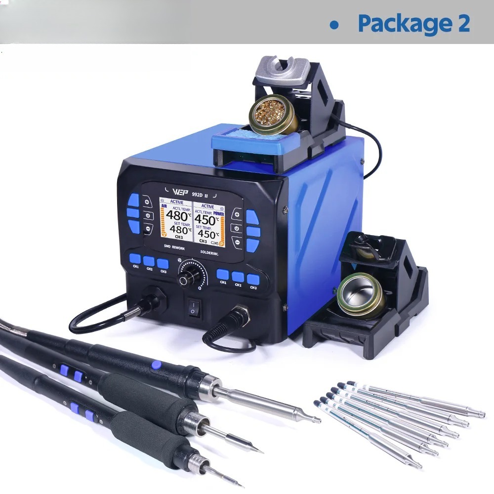 992D-II 2 In 1 LCD Display Hot - C210 Precision Soldering Station ulasan dan harga