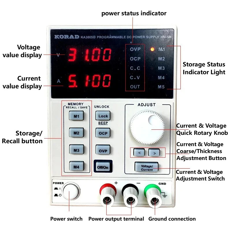 30V 60V 2A 3A 5A 10A Catu Daya - High Precision Dc Power Supply 30V 10A ulasan dan harga