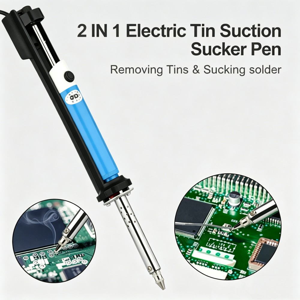 AC 220V Mesin Penyedot Timah L - Desoldering Pump Electric Vacuum Station ulasan dan harga