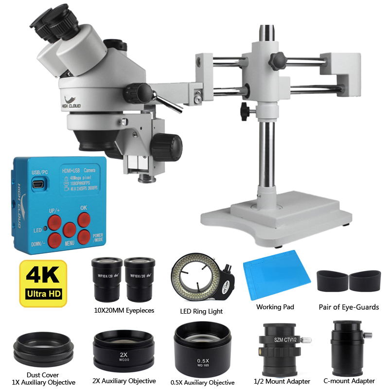 Kamera Industri USB HDMI 4K 48 - Simul-Focal Industrial Microscope 4K Hdmi ulasan dan harga