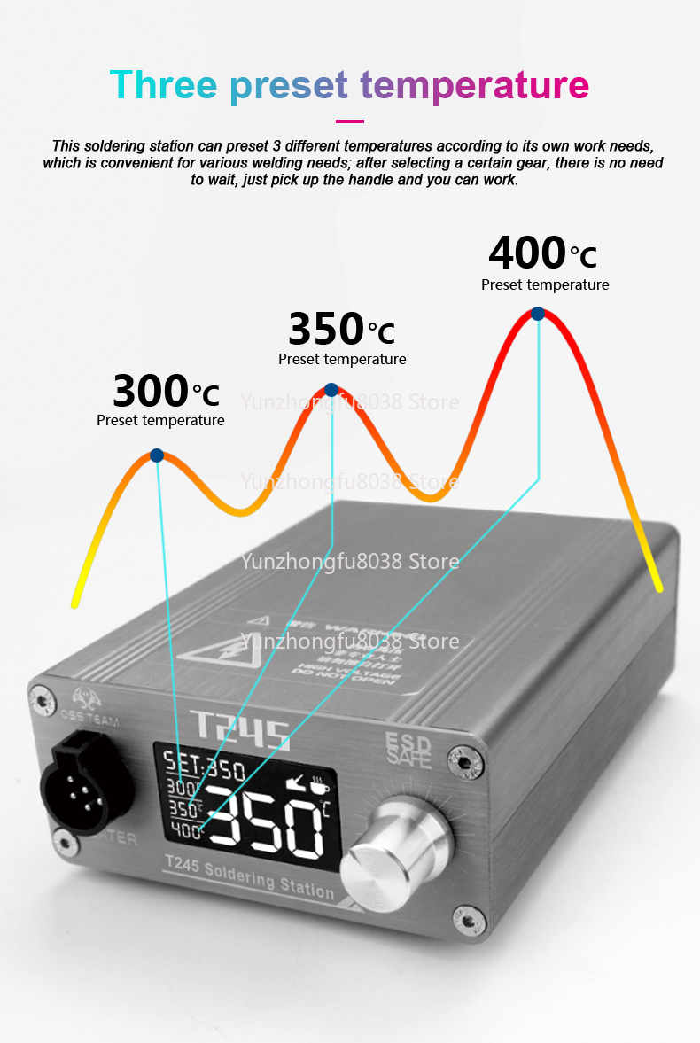 Stasiun Pengelasan T245 130W 3 - C245 Soldering Station 130W ulasan dan harga