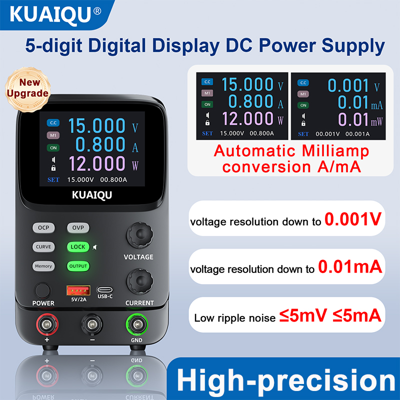 KUAIQU 5-Digit Ultra Precision - High Precision Dc Power Supply 30V 10A ulasan dan harga