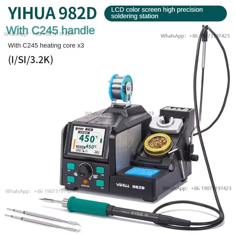 Stasiun Solder Digital 982D Pe - C210 Precision Soldering Station ulasan dan harga