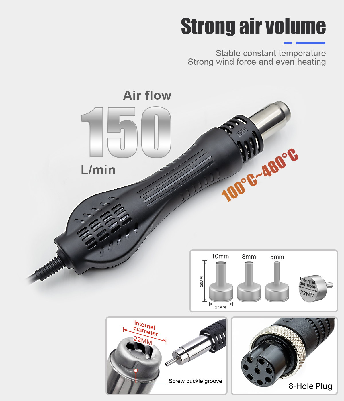 Stasiun solder 2 in 1 750W sta - 2 In 1 Soldering Rework Station 750W ulasan dan harga