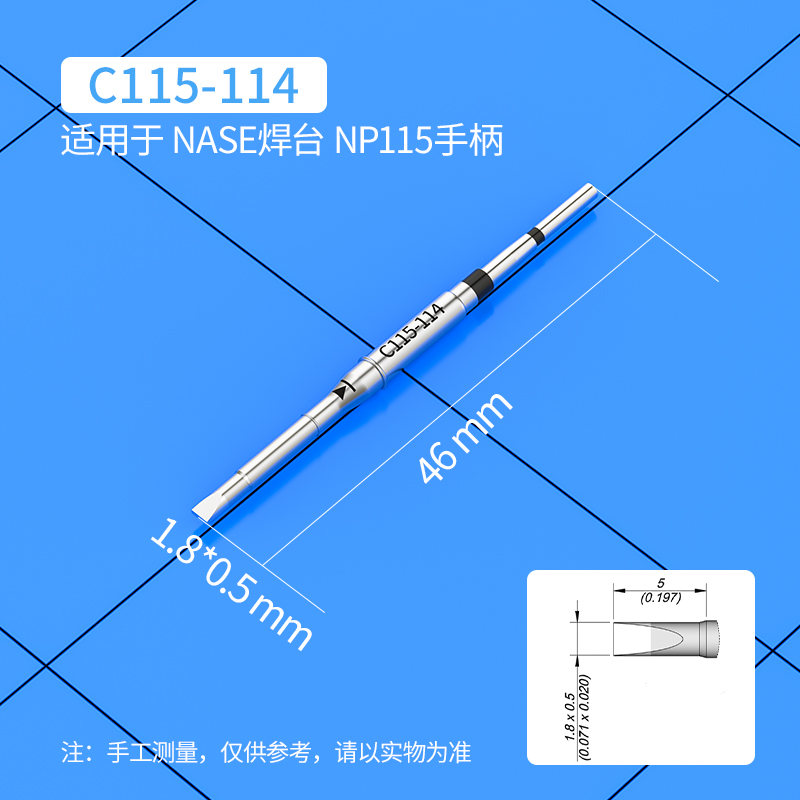 Ujung Solder C115 C115-113 107 - C115 Nano Soldering Iron Station ulasan dan harga