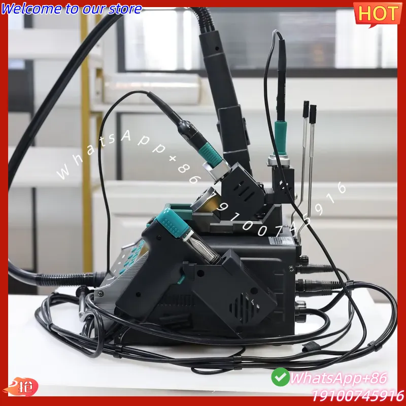2026Hot YIHUA-948D IV 5-in-1 S - Desoldering Pump Electric Vacuum Station ulasan dan harga