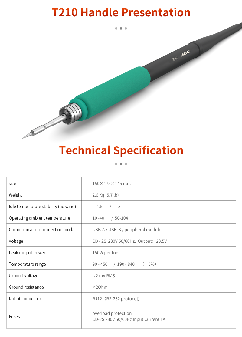 100% Asli JBC Cartridge C210 S - C210 Precision Soldering Station ulasan dan harga
