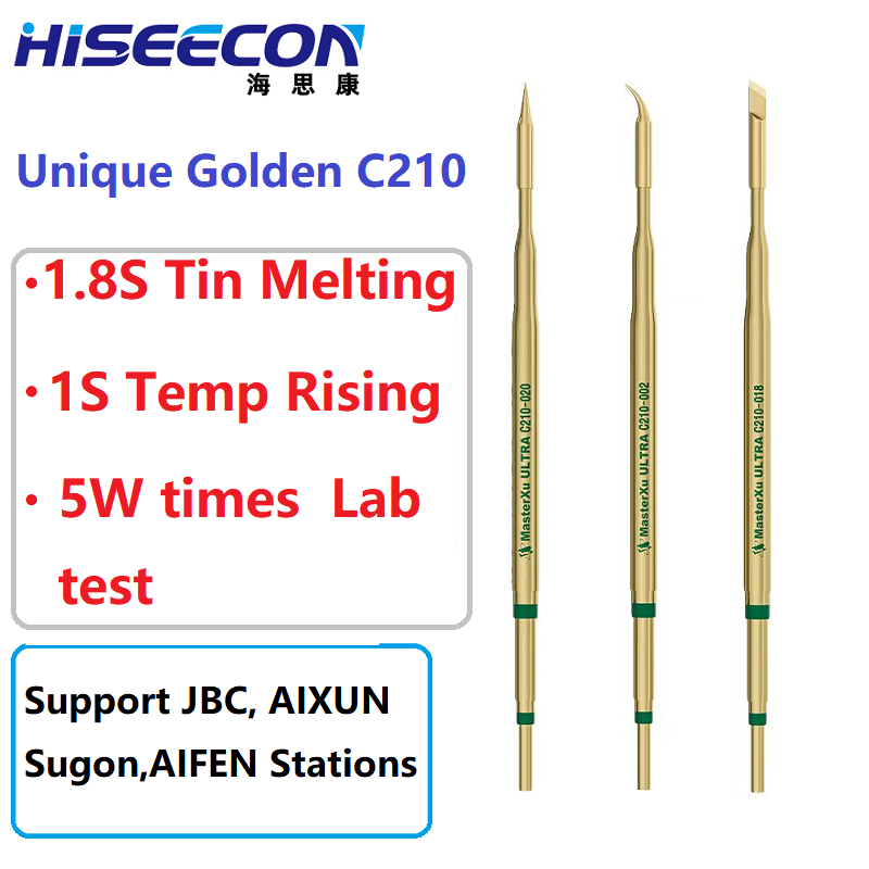 2 Buah Ujung Besi Solder C210  - C210 Precision Soldering Station ulasan dan harga