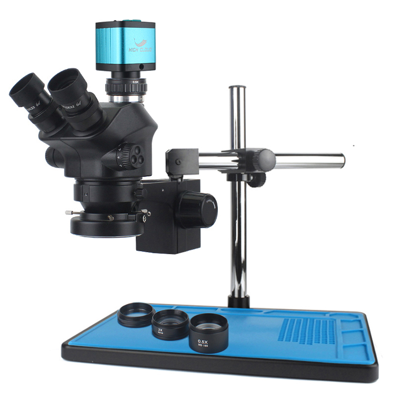 Mikroskop Trinokuler Stereo In - Simul-Focal Industrial Microscope 4K Hdmi ulasan dan harga