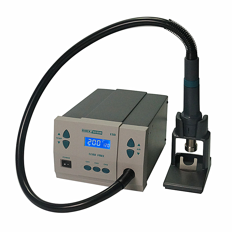 Stasiun Pengerjaan Ulang Udara - Hot Air Rework Station 861Dw ulasan dan harga
