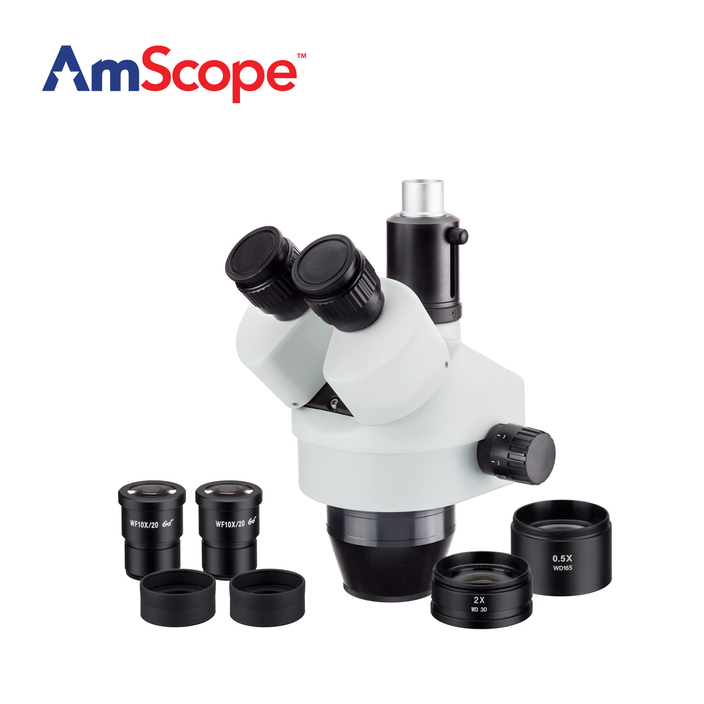 Kepala Mikroskop Stereo Zoom T - Trinocular Stereo Microscope 7X-45X ulasan dan harga