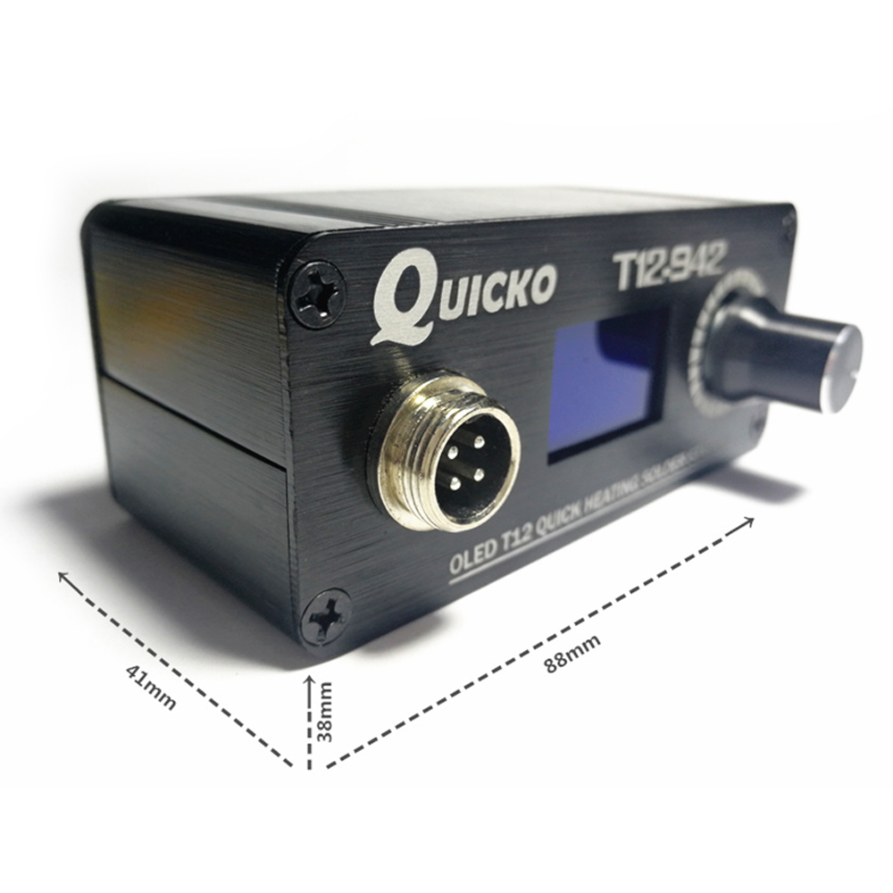 QUICKO MINI T12 STC OLED Digit - T12 Soldering Station Oled ulasan dan harga