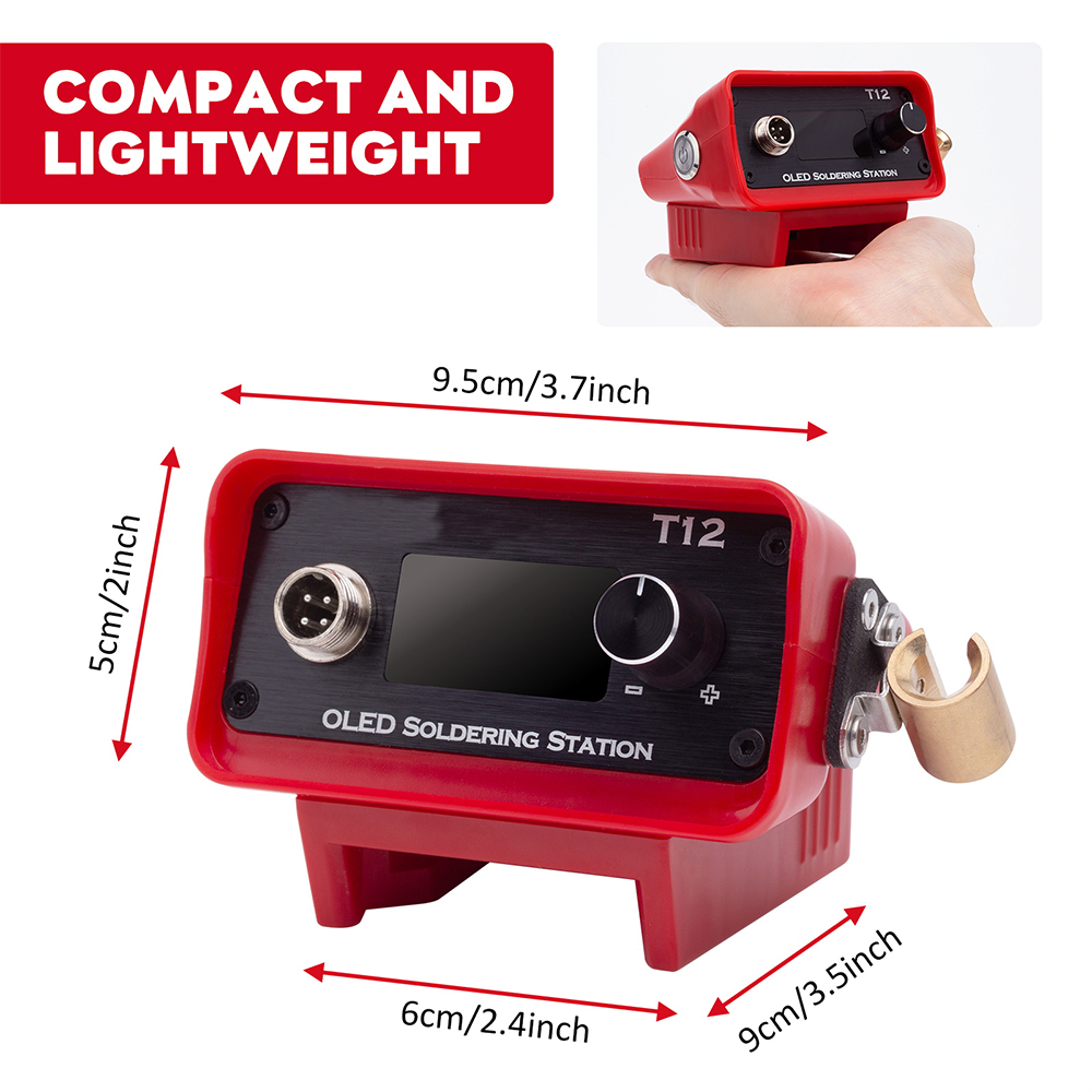 Stasiun besi solder T12 OLED S - T12 Soldering Station Oled ulasan dan harga