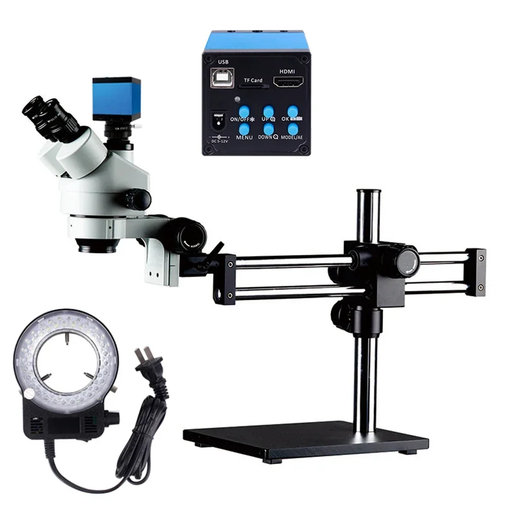 Mikroskop Stereo Trinokuler 20 - Trinocular Stereo Microscope 7X-45X ulasan dan harga