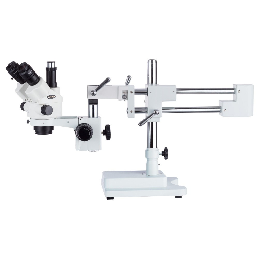 Mikroskop Stereo Trinokuler Am - Trinocular Stereo Microscope 7X-45X ulasan dan harga
