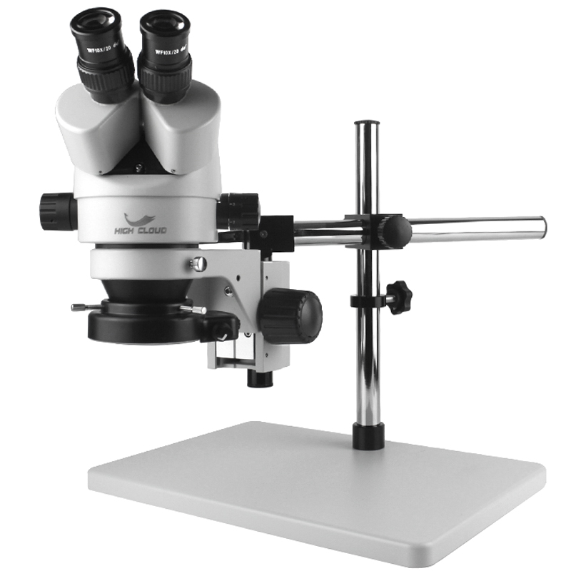 Mikroskop trinokular simul-foc - Trinocular Stereo Microscope 7X-45X ulasan dan harga