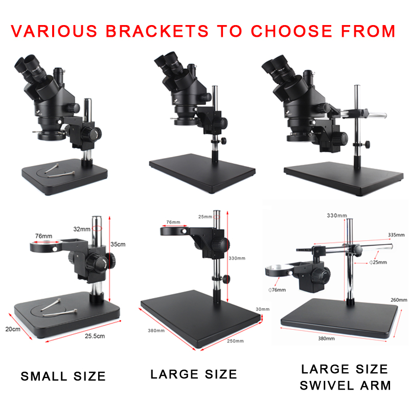 Mikroskop trinokular simul-foc - Trinocular Stereo Microscope 7X-45X ulasan dan harga