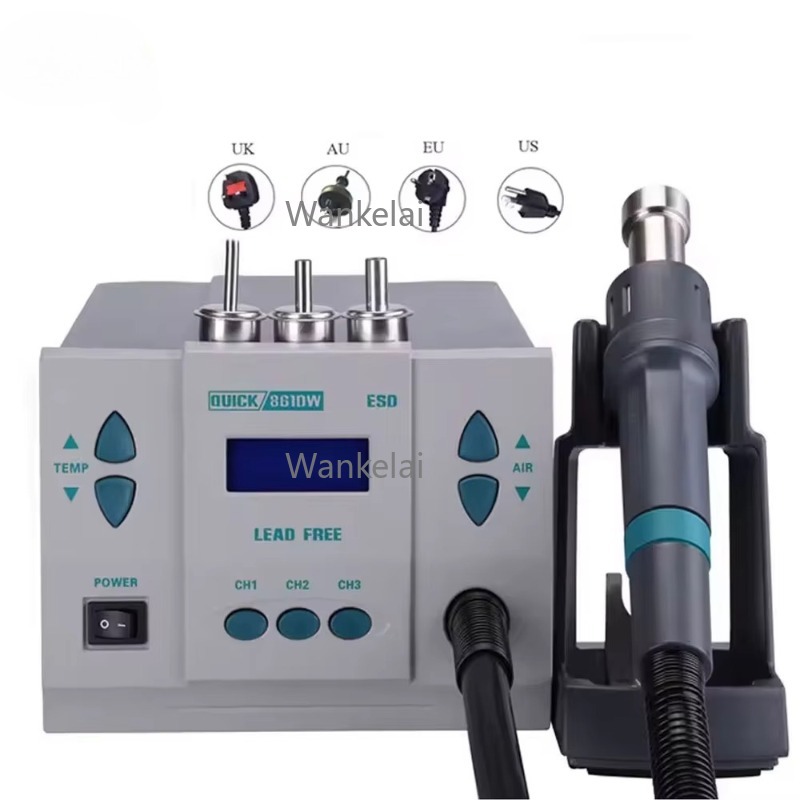 Stasiun Solder Udara Panas QUI - Hot Air Rework Station 861Dw ulasan dan harga