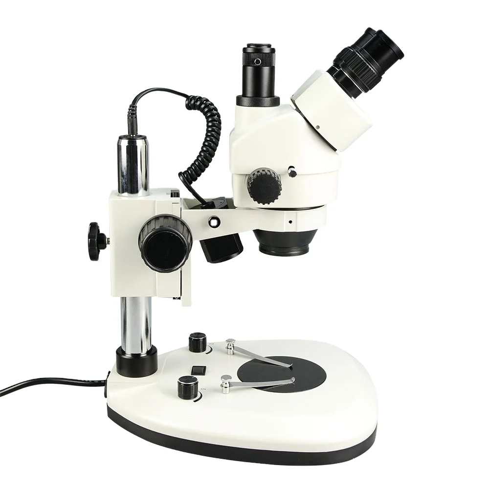 Mikroskop Trinokuler Industri  - Trinocular Stereo Microscope 7X-45X ulasan dan harga