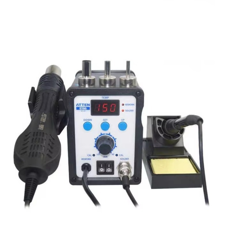 ATTEN AT8586 2 in 1 750W Stasi - 2 In 1 Soldering Rework Station 750W ulasan dan harga