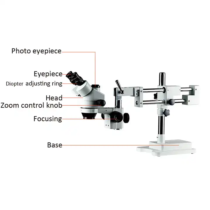 Mikroskop Stereo Cermin Segiti - Trinocular Stereo Microscope 7X-45X ulasan dan harga