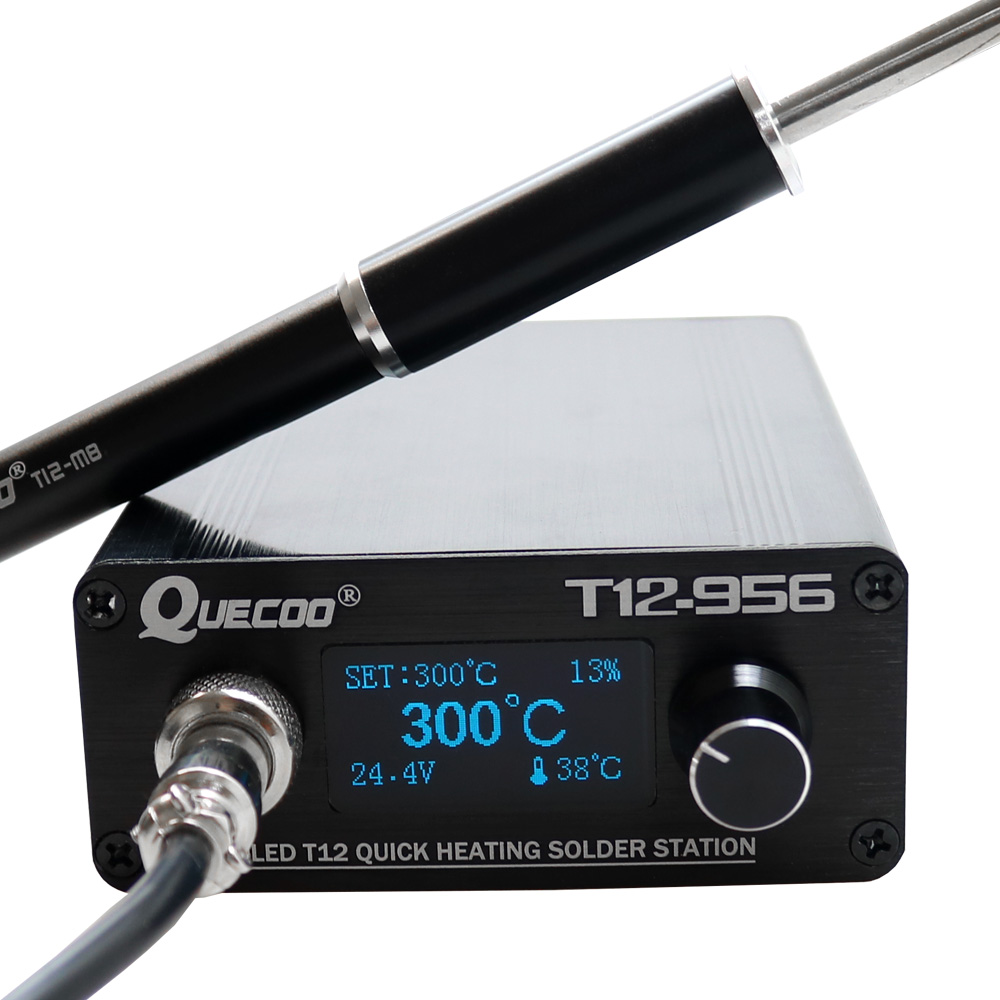 QUECOO T12-956 Solder Digital  - T12 Soldering Station Oled ulasan dan harga